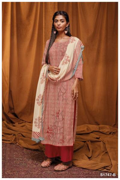 Ekani 1747 By Ganga Fancy Cotton Summer Wear Salwar Kameez Collection